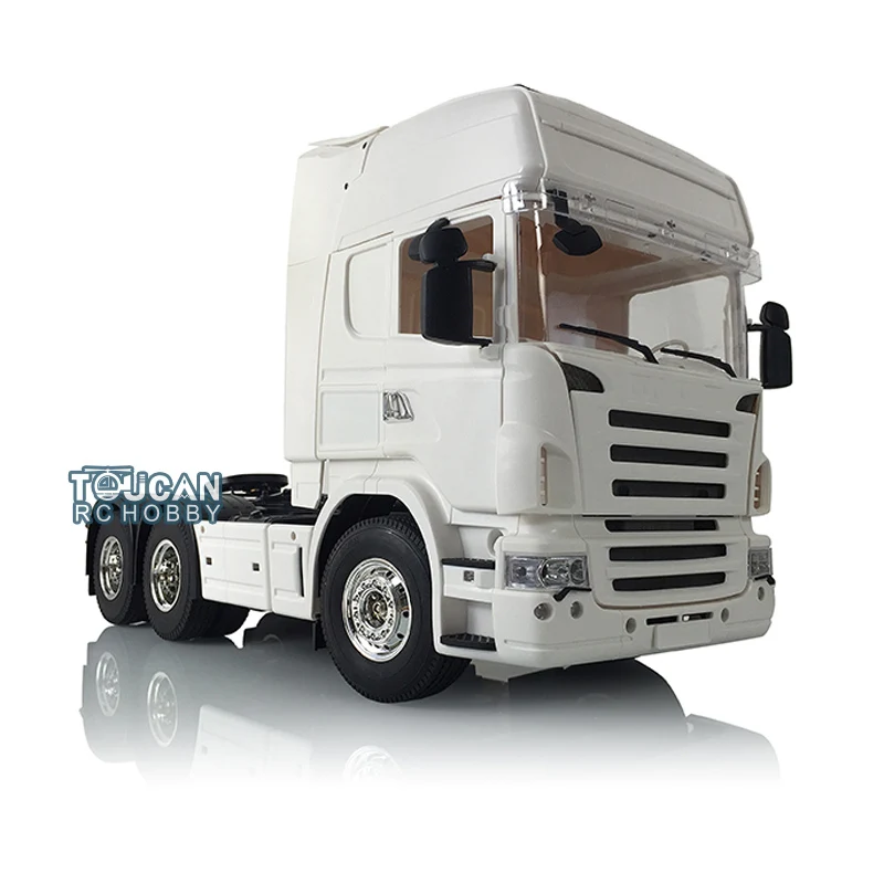 Gifts RC Hobby 1/14 Highline 6*4 3Axles Tractor Truck KIT Motor Model Car Vehicle Boy Outdoor Toys TH16855-SMT2 2