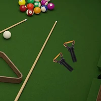 2pcs Billiards Cue Repair Tools Precision Tips Head Restorer Bridge Black Cup Screws Kit Portable Restoration