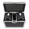 Fieryzeal Gator Cases for (2) LED Light 150W Beam Moving Head Light Stage Light Flight Cases for DJ Party Stage Equipment 2