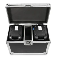 Fieryzeal Gator Cases for (2) LED Light 150W Beam Moving Head Light Stage Light Flight Cases for DJ Party Stage Equipment 2