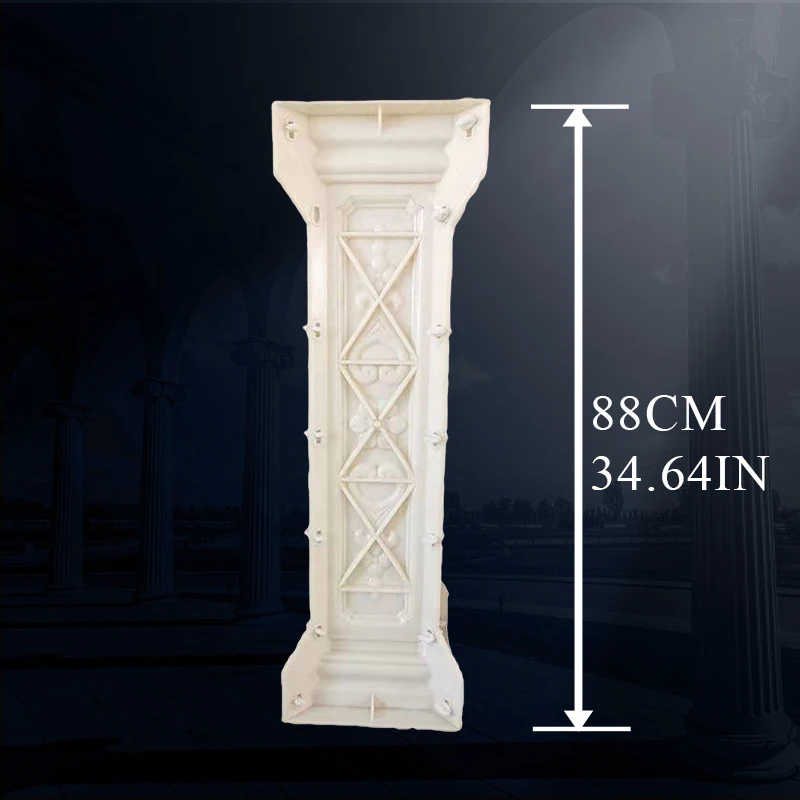 Roman Column Mold for Concrete Railing, Prefcement railing, Barrier Partition, Guardrail Corner, 88cm