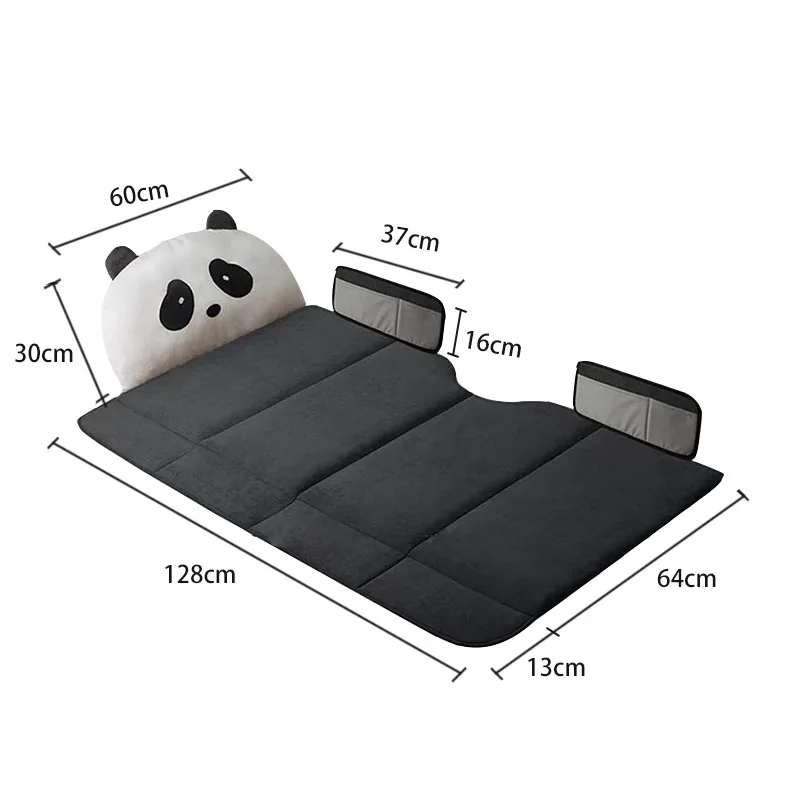 Car Folding Bed Travel Bed Camping Mattress Foldable Children's Sleeping Mattress Car Rear Seat Cushion Removable And Washable