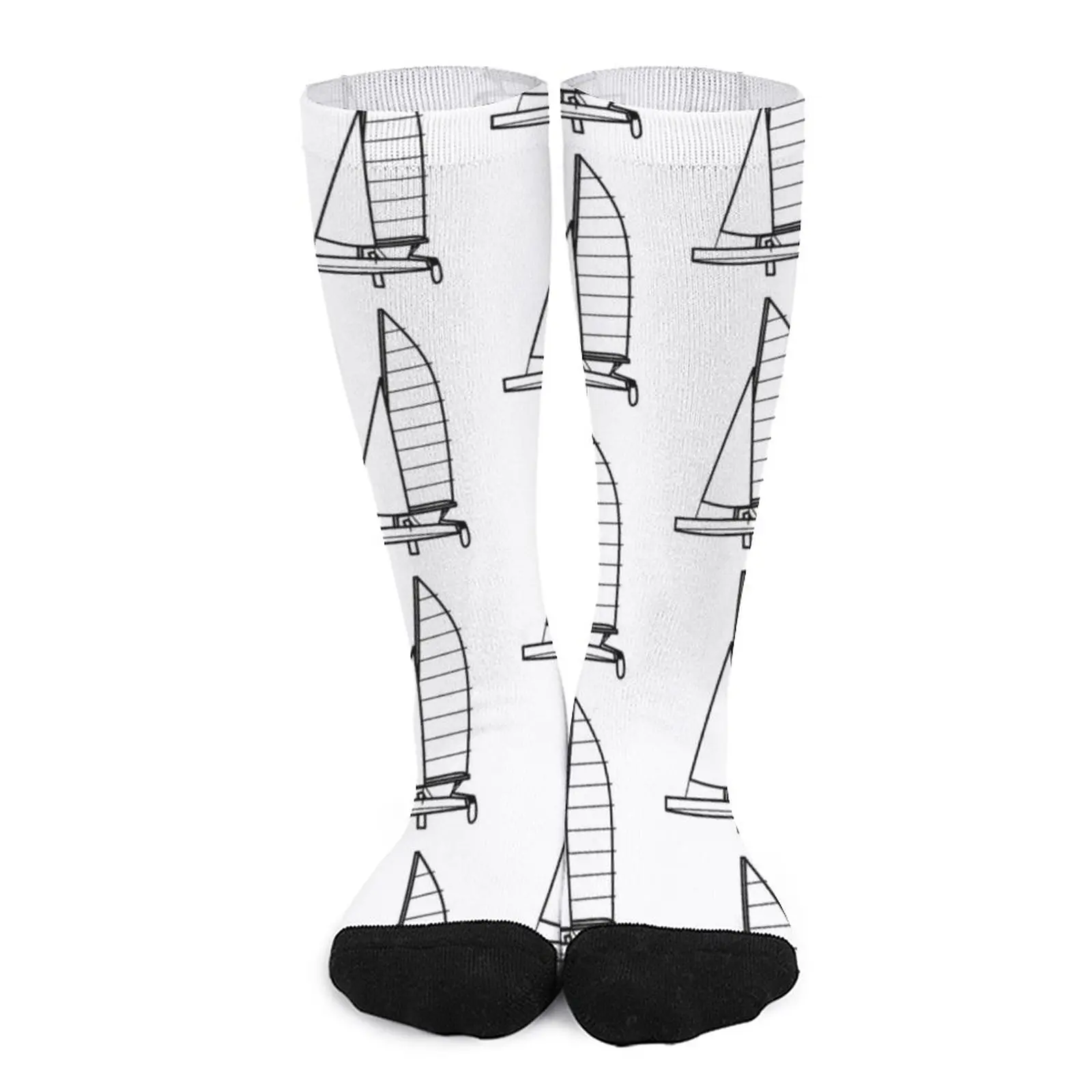 Nacra 17 Sailboat Socks Soccer sport socks Funny socks man