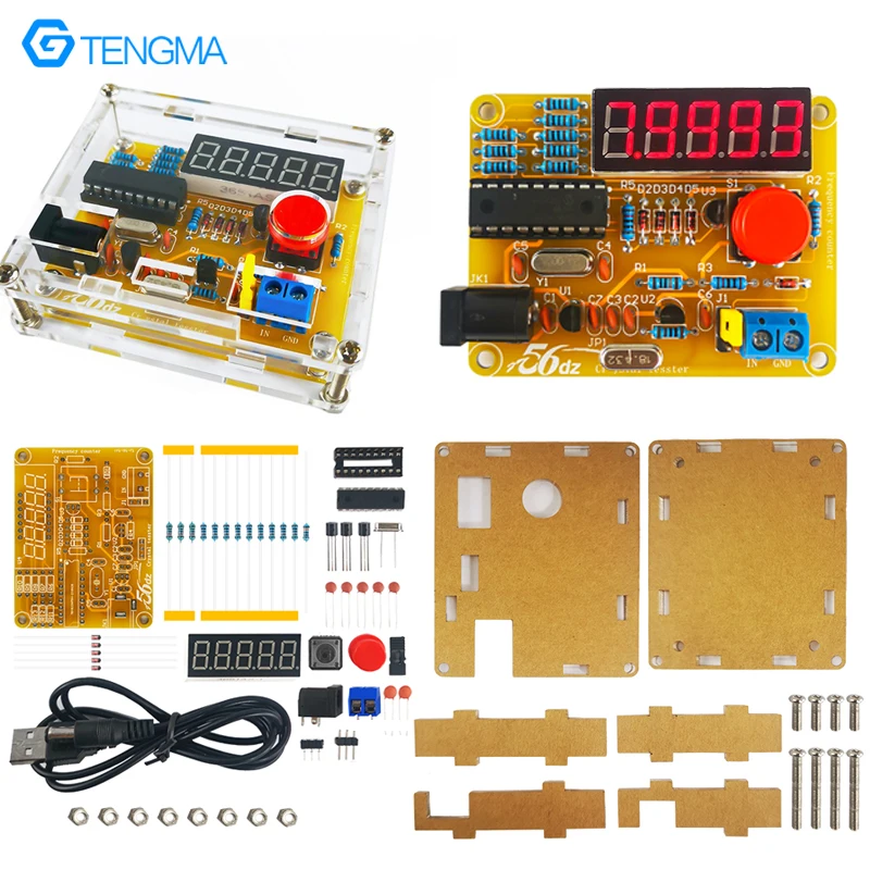 thumbnail image 2 of Crystal Oscillator Frequency Counter Tester - 1Hz-50MHz Range With 5-Digit Display 2 of 9