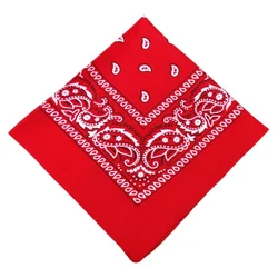 Vibrant Fashion Bandana for Men & Women - Hip Hop, Cycling, and Festive Accessory (Red)