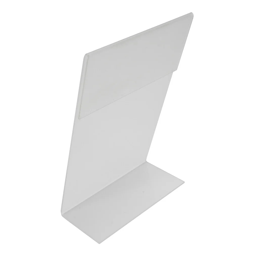 Acrylic Display Holder A6 Transparent Acrylic Display Stand Desk Shelf Photo Frames Picture Painting Art Stand Sign Tabletop 10*15cm