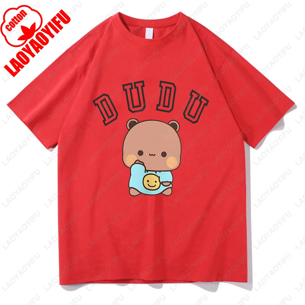 Kawaii Panda Bear Graphic Cotton T-Shirts – Cute Cartoon Summer Tees