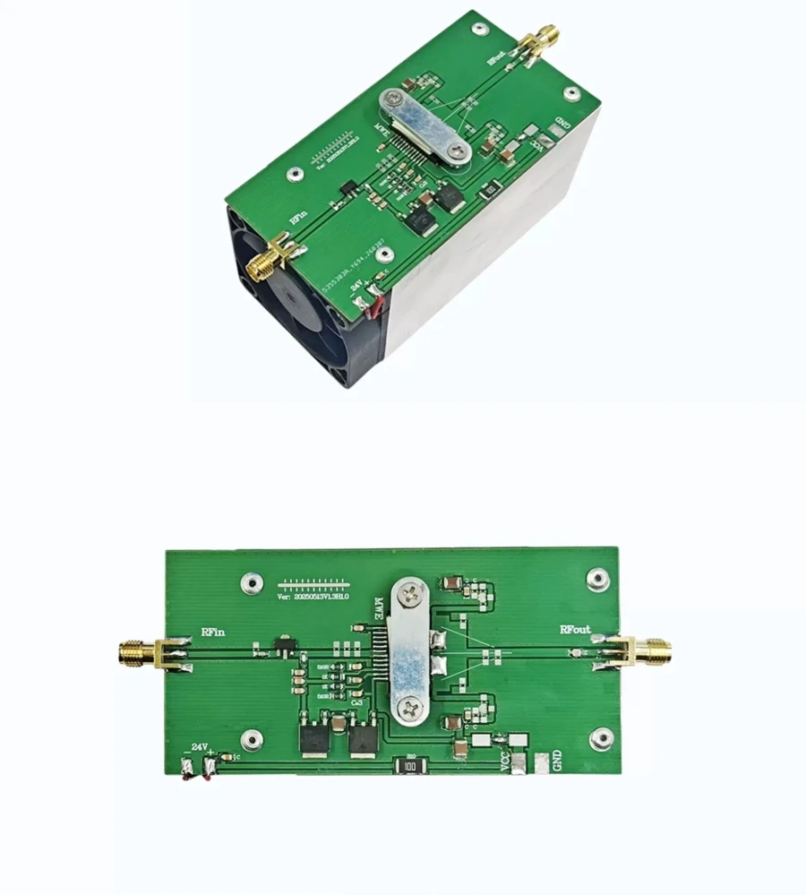 2.4GHz 2.4-2.5GHz 40W PA RF 전력 증폭기 AMP DMR 전력 모듈(방열판 포함)