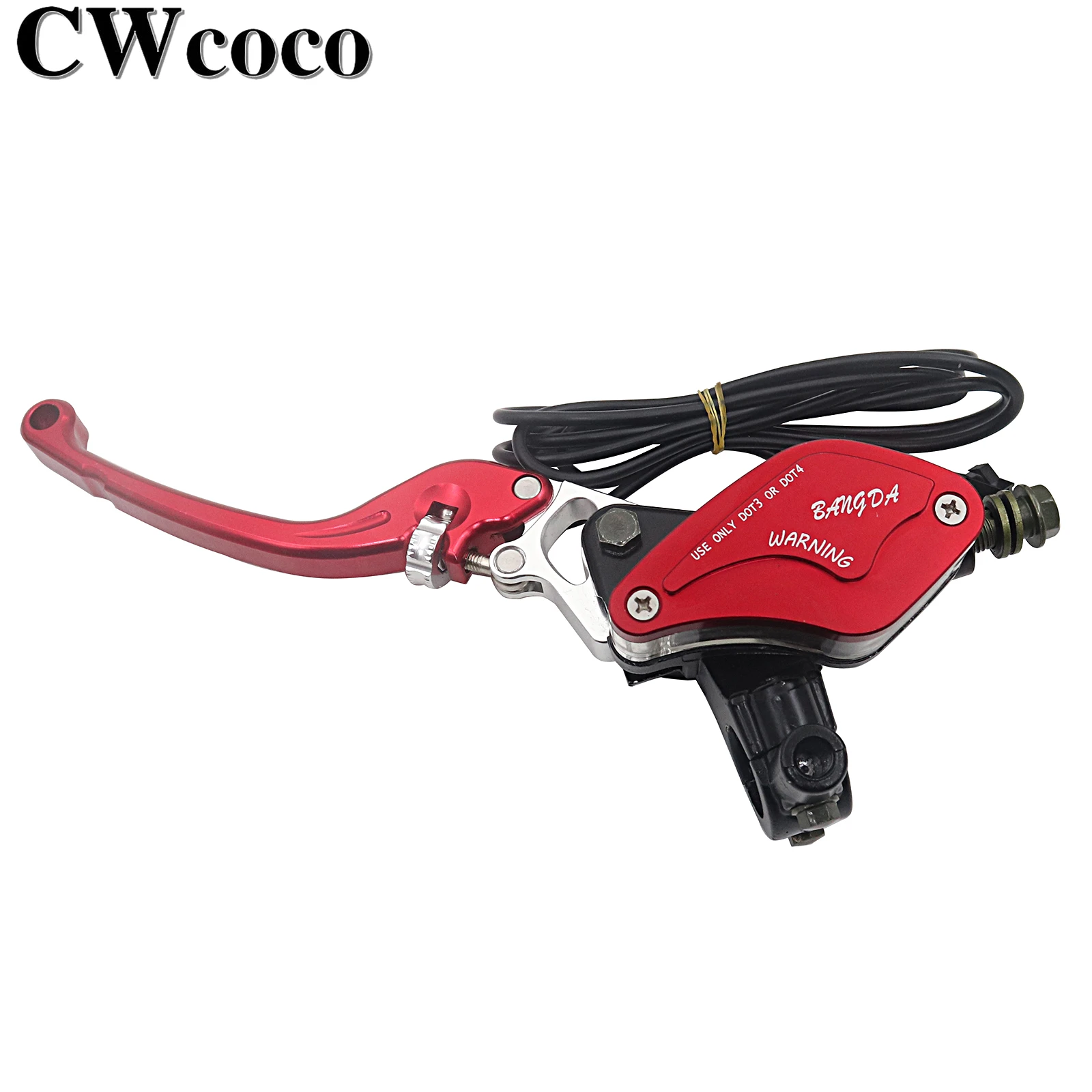 Bomba superior de freno de disco de vehículo eléctrico M10 con bomba hidráulica, palanca de manija de freno para piezas 