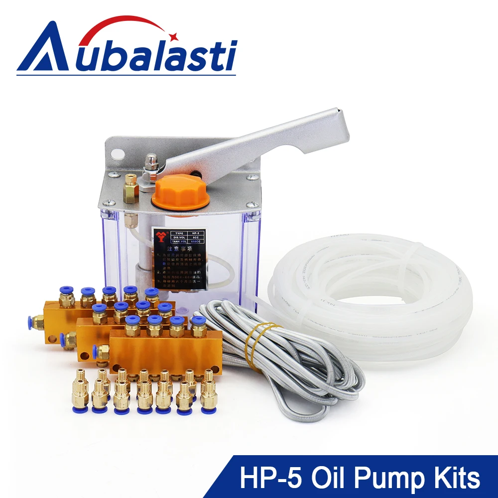 Oil Pump Injection Molding CNC Machine Tool Lathe Hand Pressure Manual Lubrication Pump HP-5 Oiler