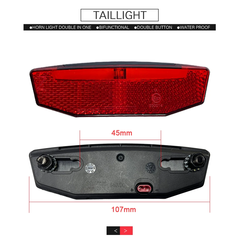 SEGNALI DI SVOLTA fanale posteriore LED freno integrato per Yamaha SEGNALI DI SVOLTA fanale posteriore LED freno integrato per Yamaha