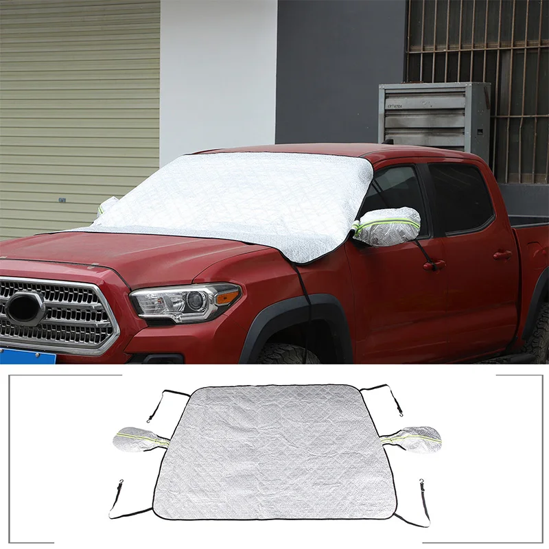 

Ветровое стекло для Toyota Tacoma 2016-2022, защита от снега, мороза, ветрозащитная зимняя защита от льда, снега, отделка, автомобильные аксессуары