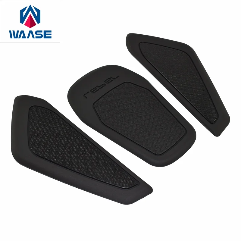 WAASE Tank Pad Protector Sticker Decal Gas Knee Grip Traction Pad Side