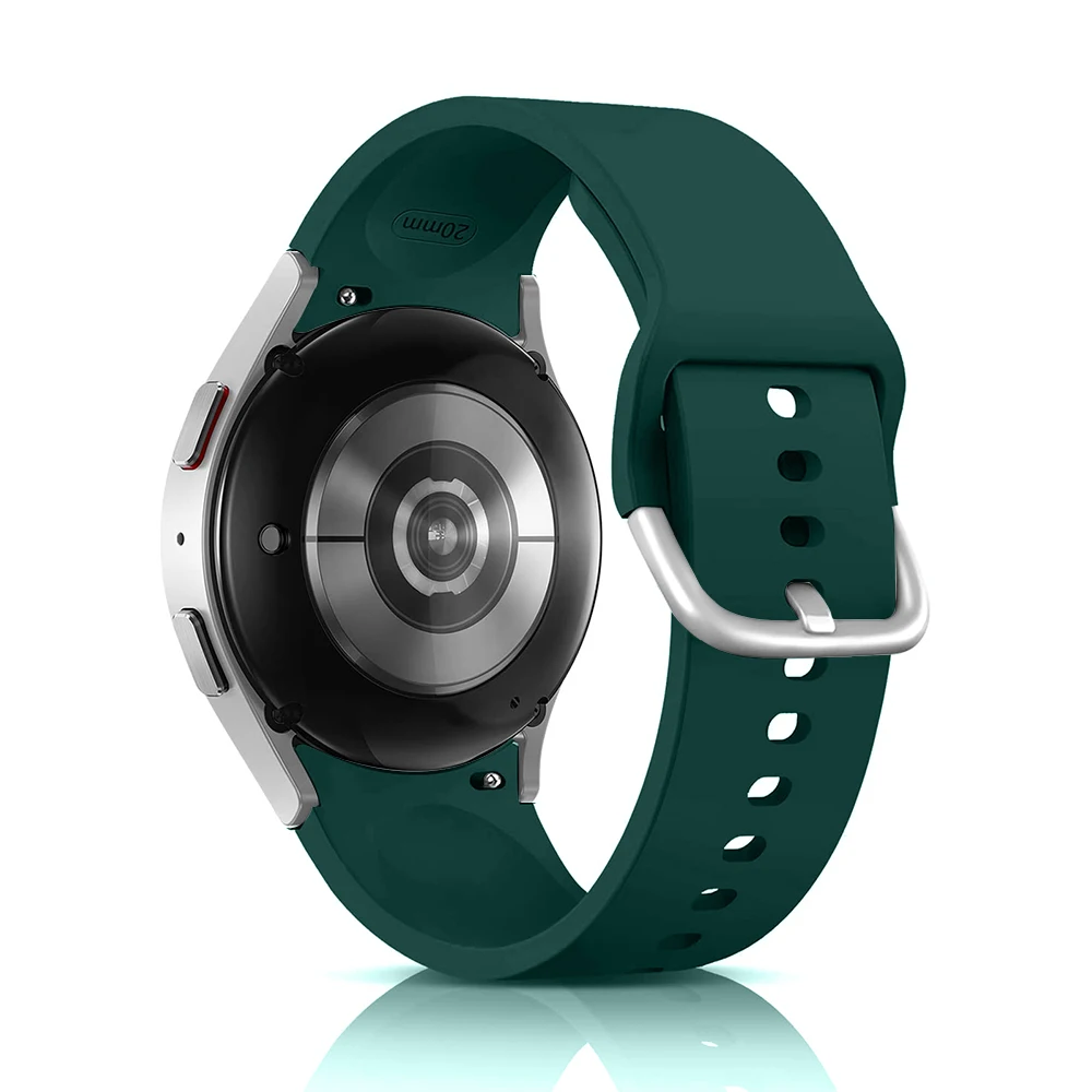 20mm Silicone Smartwatch Strap - No Gaps Design Bracelet