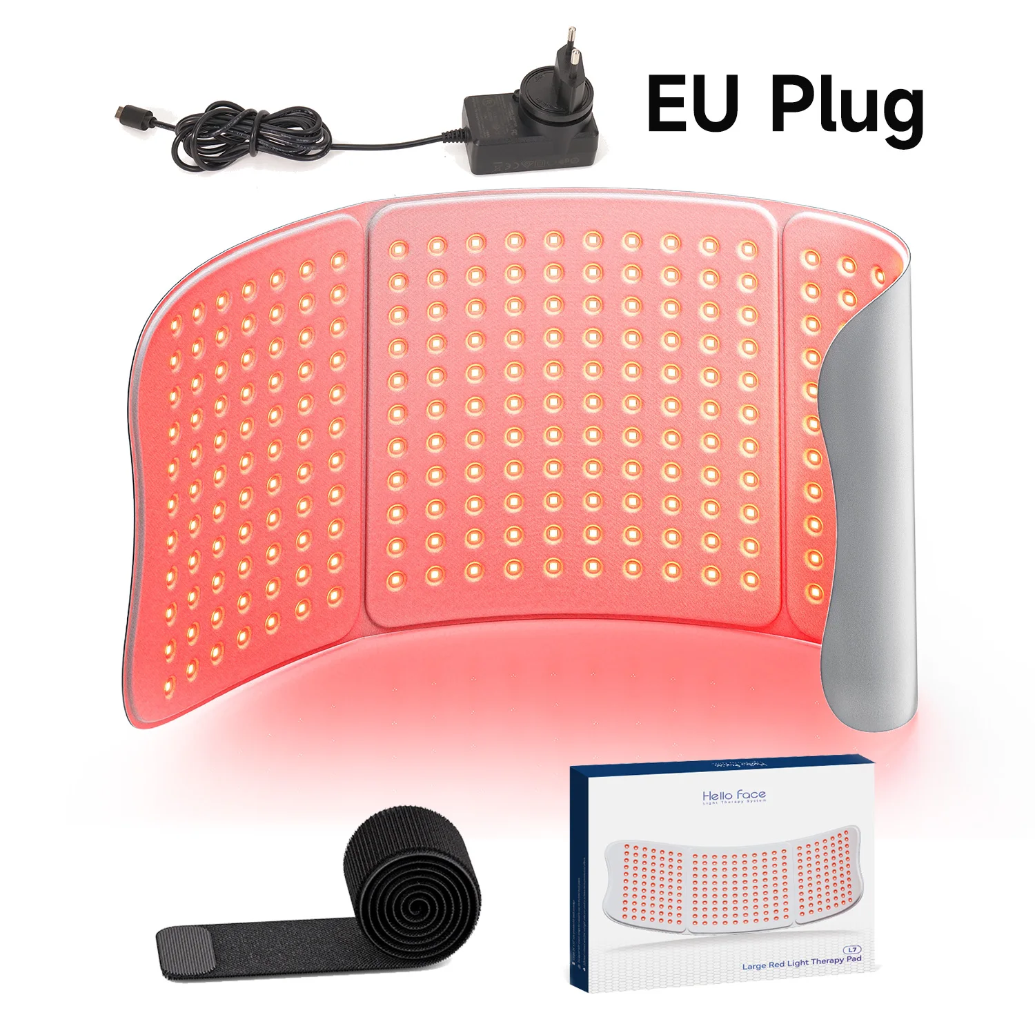 Оновлений килимок Hello Face L7 Large Red Light Therapy Mat 792pcs LEDs 660 & 850nm Інфрачервоне світло Терапевтичний килимок для полегшення болю всього тіла