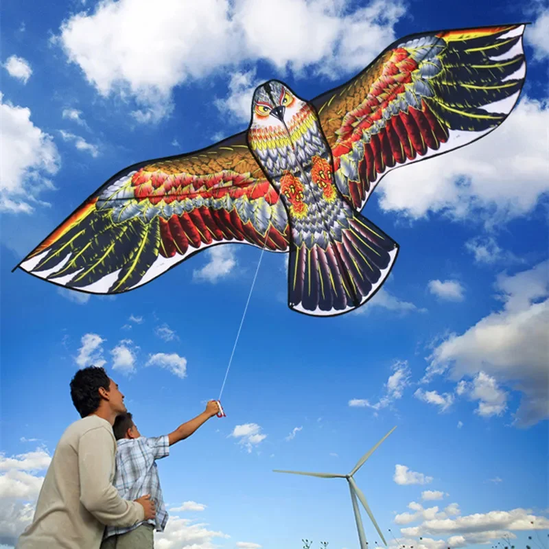 

free shipping new eagle kite flying string line for kids kite factory outdoot sports games toys for children professional games