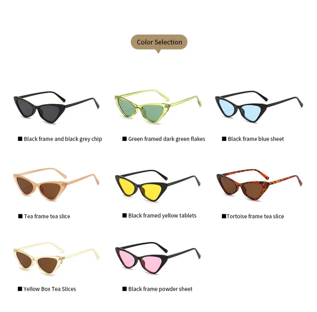 Gafas De Sol De Ojo De Gato Vintage Para Mujer, Gafas De Moda De Moda Para  Mujer, Gafas De Sol De Diseño De Marca De Lujo, Gafas De Sol Para Mujer 