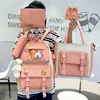 Korean Version Letter Contrast Backpack For Elementary School For Girls Middle And High Students 2