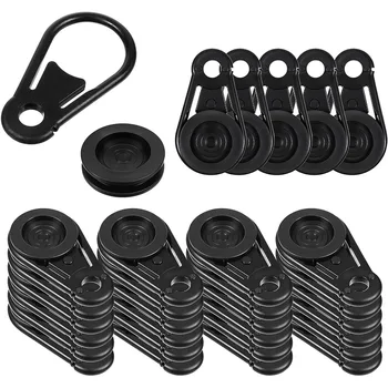 5/10/30pcs Camping Tent Canopy Clip Outdoor Camping Rainproof Tarpaulin Rope Clips Awning Tighten Fixed Buckle Tent  Accessories