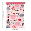 Cute Design Waterproof Washable PUL Storage Large Capacity Cloth Diaper Bag 27*39cm with Socket Pod For Gym Swim Travel Pet 5