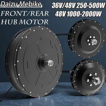 Motore Hub per E-bike 20-29 Pollici, Anteriore e Posteriore, 36V 48V, per Bici Elettrica, Kit di Conversione Bici Elettrica, Motore Brushless 9 Pin IP65