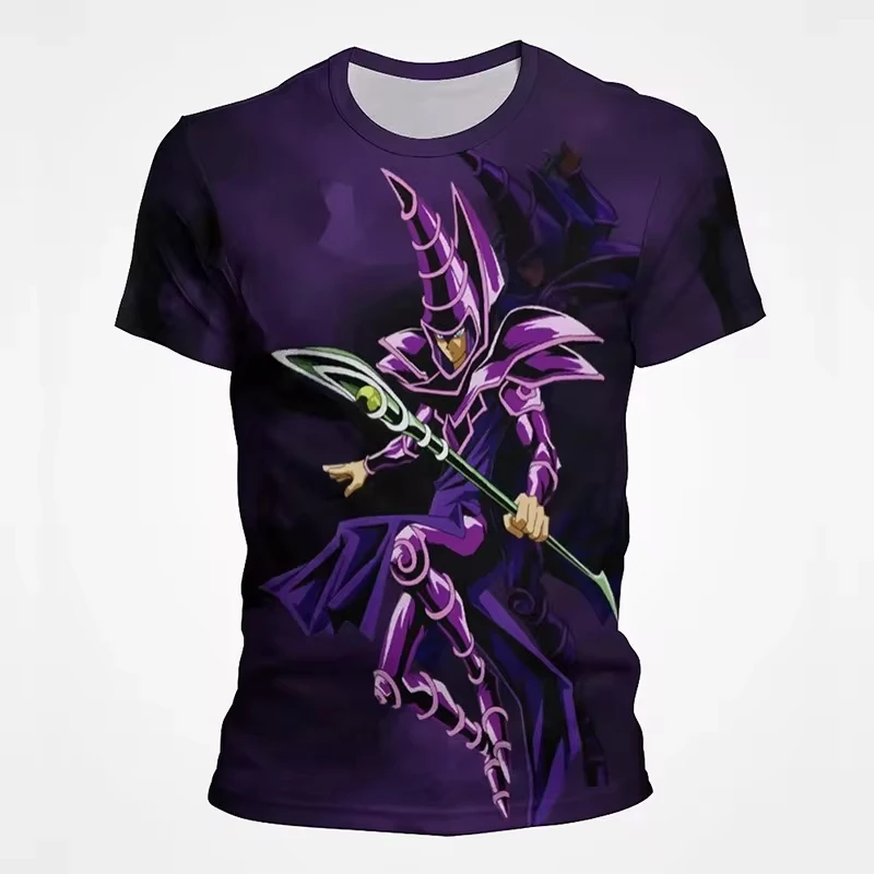 Anime Yu Gi Oh 3D Print T-Shirt Men Women Casual Fashion Short Sleeve Casual T Shirts Oversized Harajuku Tees Tops For Kid Clothing