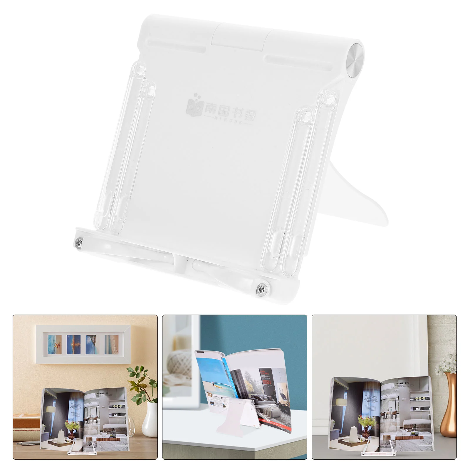 

Portable Reading Bookshelf Desk Rack Shelves Toddler Textbook Stand Learning Toddlers for Abs Desktop Student