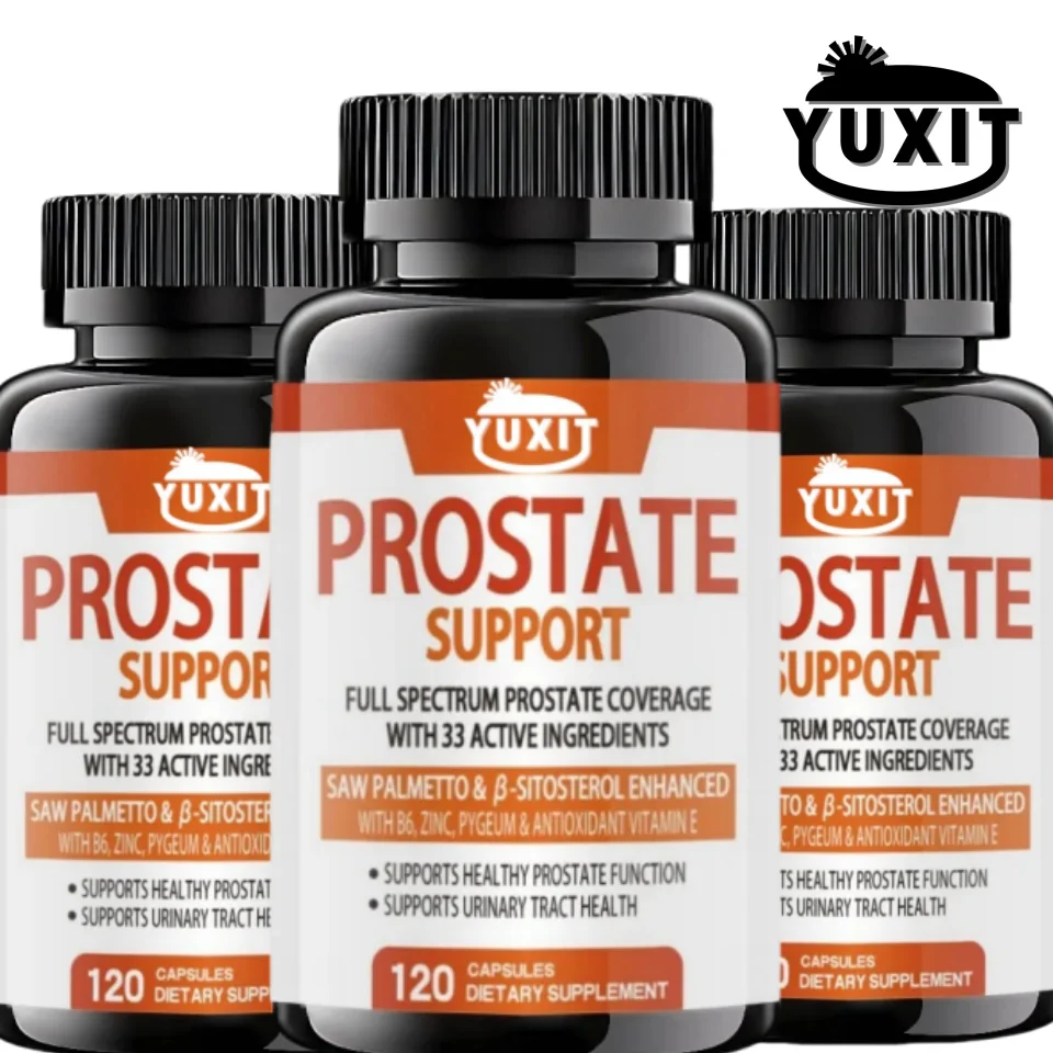 YUXIT Premium Saw Palmetto Supplement Antioxidant Vitamins Prostate Support Urinary
