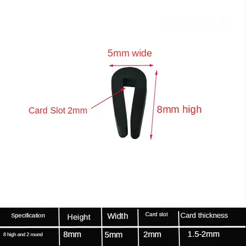 1/2/3/5/10M Black Rubber Edge Strip U Section Anti Oil Seal Edge Shield Encloser Inner Width 0.5-10mm High 5-15mm - Image 10