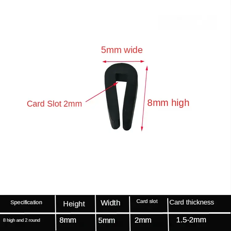 1/2/3/5/10M Black Rubber Edge Strip U Section Anti Oil Seal Edge Shield Encloser Inner Width 0.5-10mm High 5-15mm - Image 10
