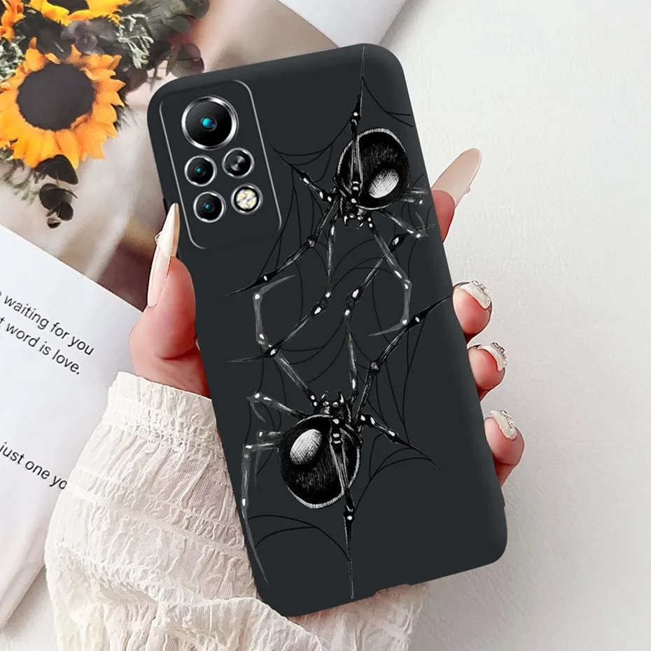 Sleek Black Silicone Soft Back Phone Case - New Design