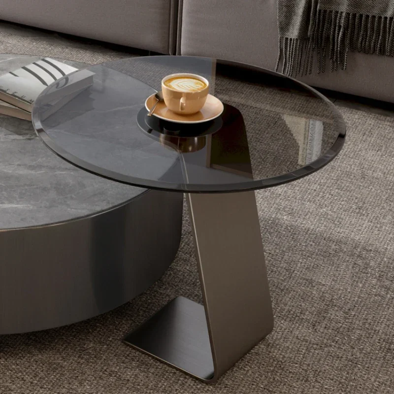 Nordic Luxury Coffee Tables Patio Round Standing Center Organizer Tables Kawaii Cute Mesa Auxiliar Salon Living Room New