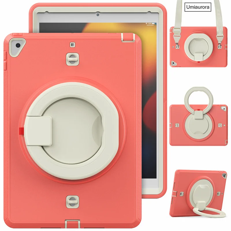 Heavy Duty Case For IPad 10.2 7th 8th 9th Gen Mini 6 5 9.7 2018 Air 2 3 4 10.9 10.5 2020 Pro 11 2021 Kids Shockproof_voghion.com