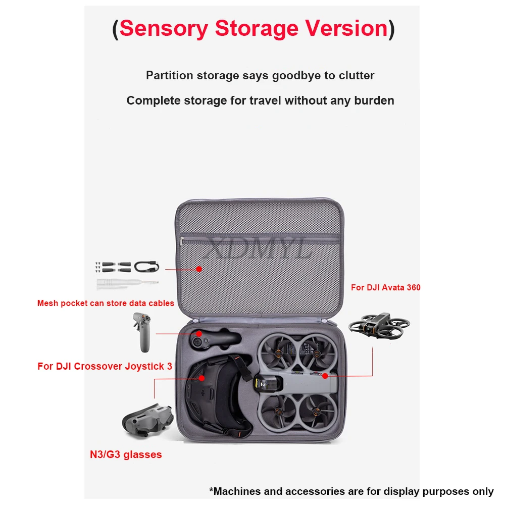 DJI Avata 360 숄더백 고글 G3/N3 DJI FPV 리모컨 3용 보호 박스 휴대용 케이스 핸드백 액세서리