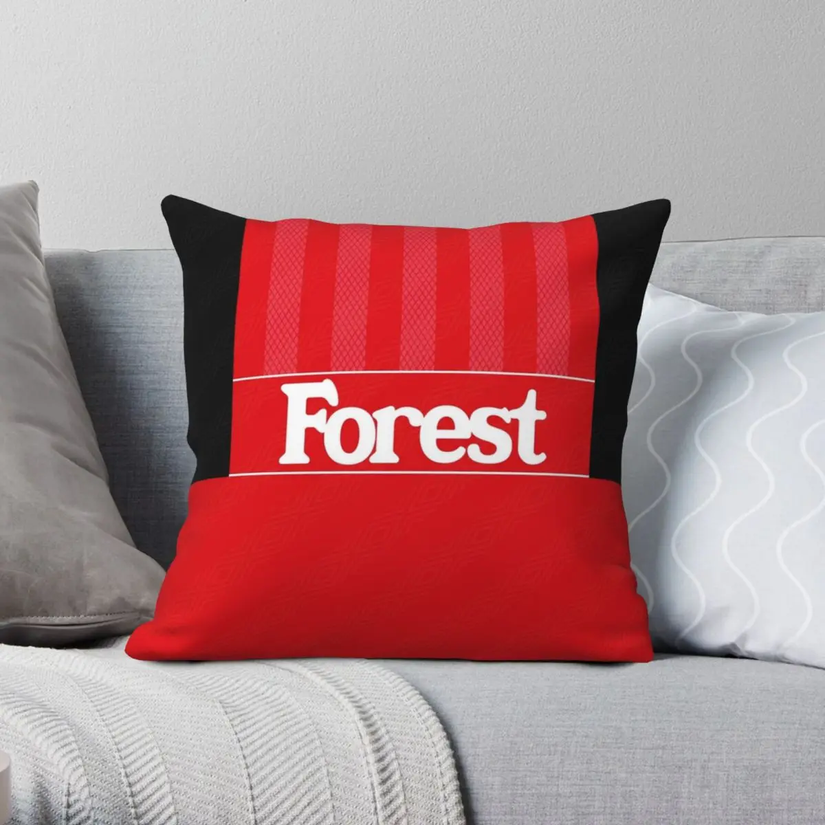 

FOREST Pillowcase Polyester Linen Velvet Creative Zip Decorative Home Cushion Cover 45x45
