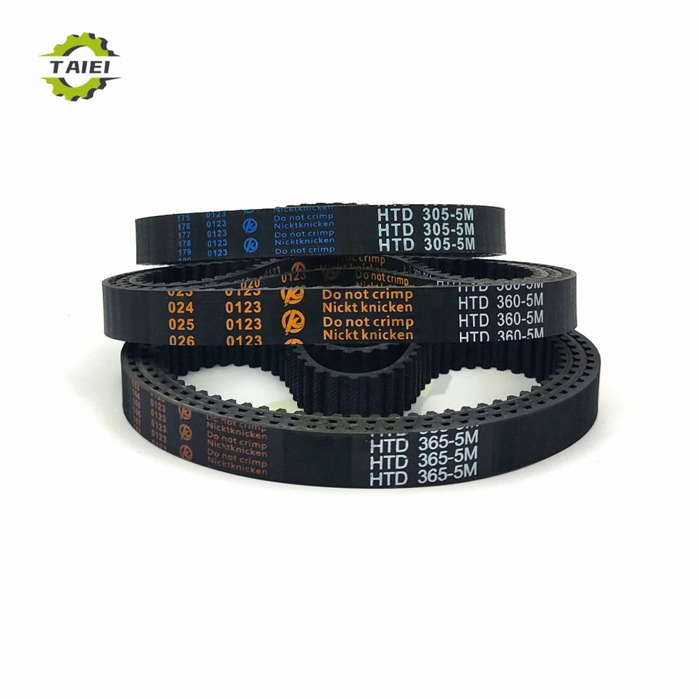 HTD 5M 동기식 벨트 길이 1435 1440 1445 1450 1455 1460 1465 1470 1475 1480 1490 1495 1500 1510mm 폭 10-30mm 타이밍 벨트