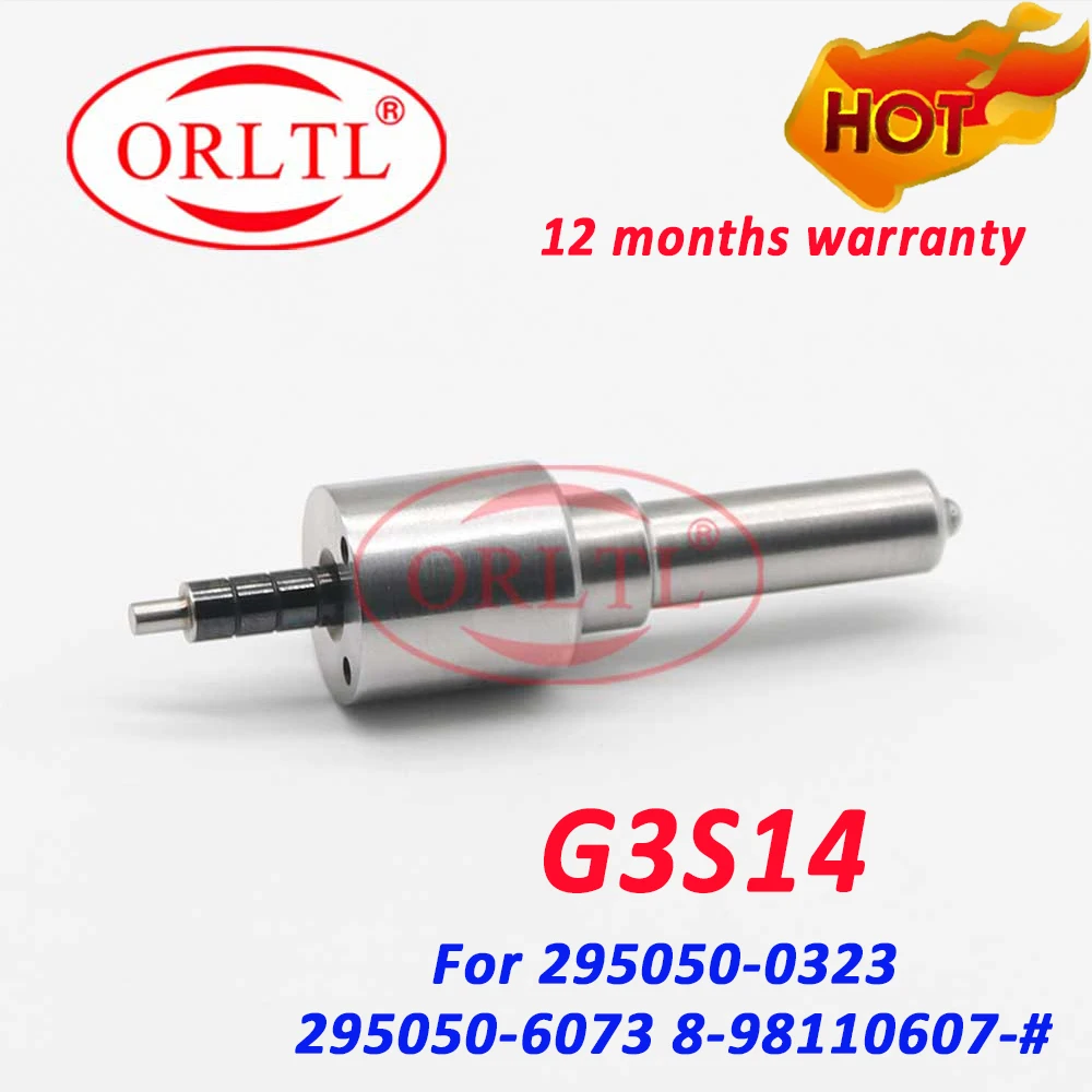 

ORLTL G3S14 Common Rail Spare Parts Injector G3S 14 Spray Nozzle FOR 295050-0323 295050-6073 8-98110607-#