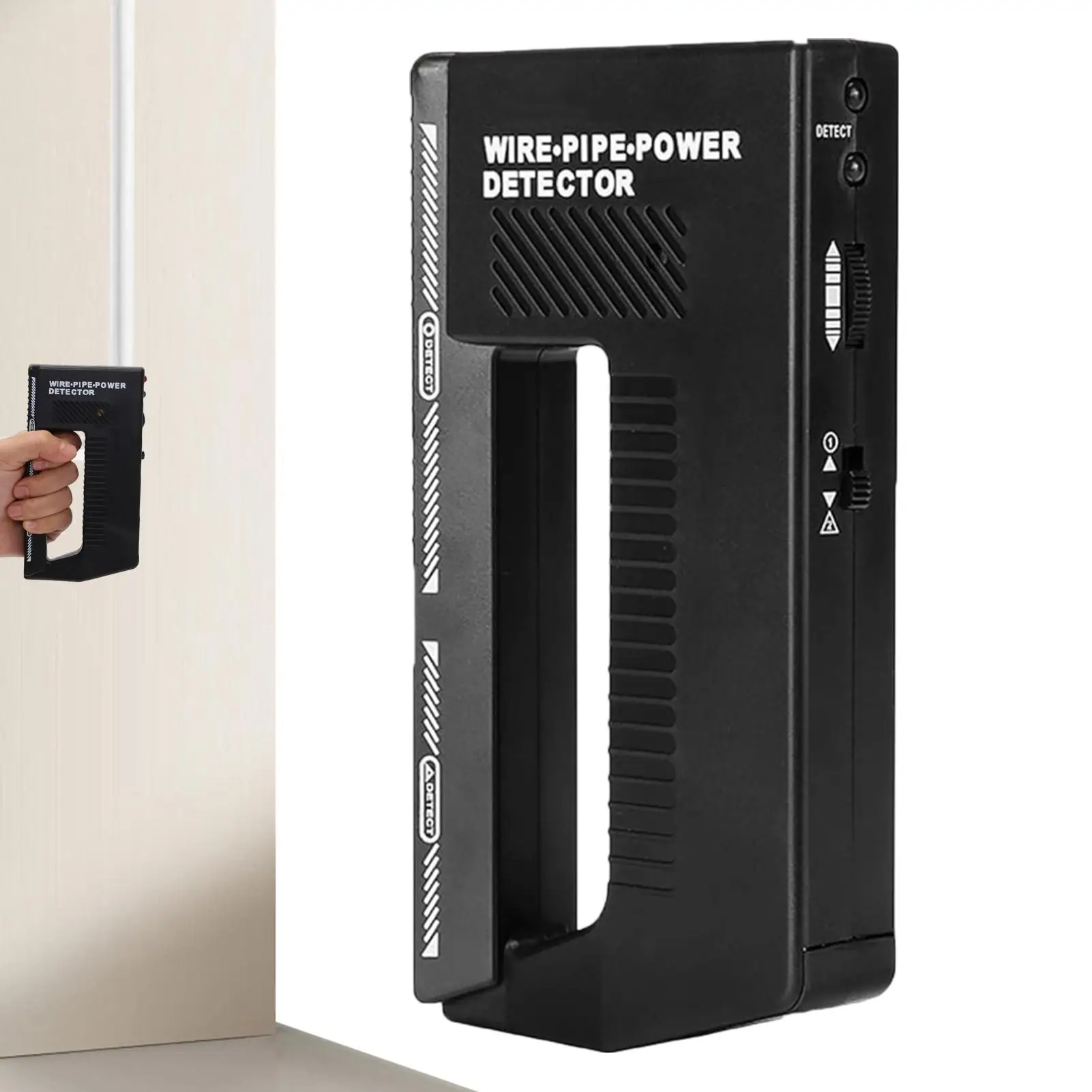 WPP123 Wire Pipe Power Detector Wall Scanner Metal Detector Adjustable Wood Stud Finder Wall Scanner for Indoor Structure