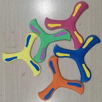 Children Outdoor Sport Flying Disc Soft EVA Touching Boomerang Return Dart Hand Throw Spinner Parent-Child Interactive Game Toys 5