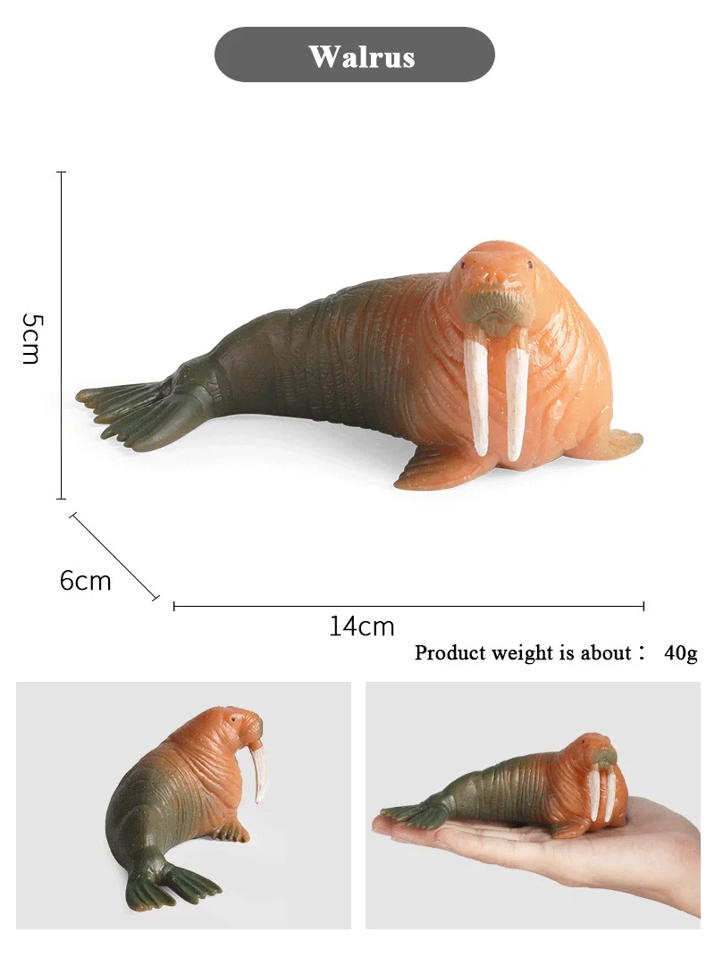 Simulation Unterwasser Tierwelt weichen Gummi Tintenfisch Kugelfisch Krabben Modell Stress abbau Kinder Stretching Spielzeug Spaß Geschenke – Detail 18