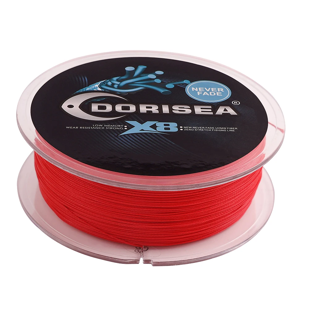 Pe Fishing Line Wire - Red 8 Strands 100m 300m 500m 1000m 2000m Pe