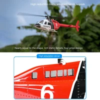 Bell 206 Brushless RC Simulation Helicopter Model H1 Remote Control Helicopter Intelligent Flight Control System Adult Boy Toy 2