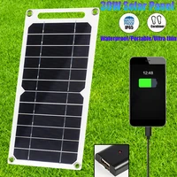 6.5V 30W Solar Panel with USB Waterproof Outdoor Hiking And Camping Portable Battery Mobile Phone Charging Bank Charging Panel 1