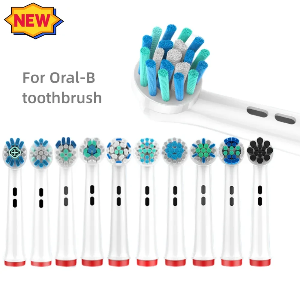 Electric Toothbrush Heads 4PCS Dupont Bristle Whiten teeth Daily Clean Precison Cleaning Soft Care Teeth Function For Oral B