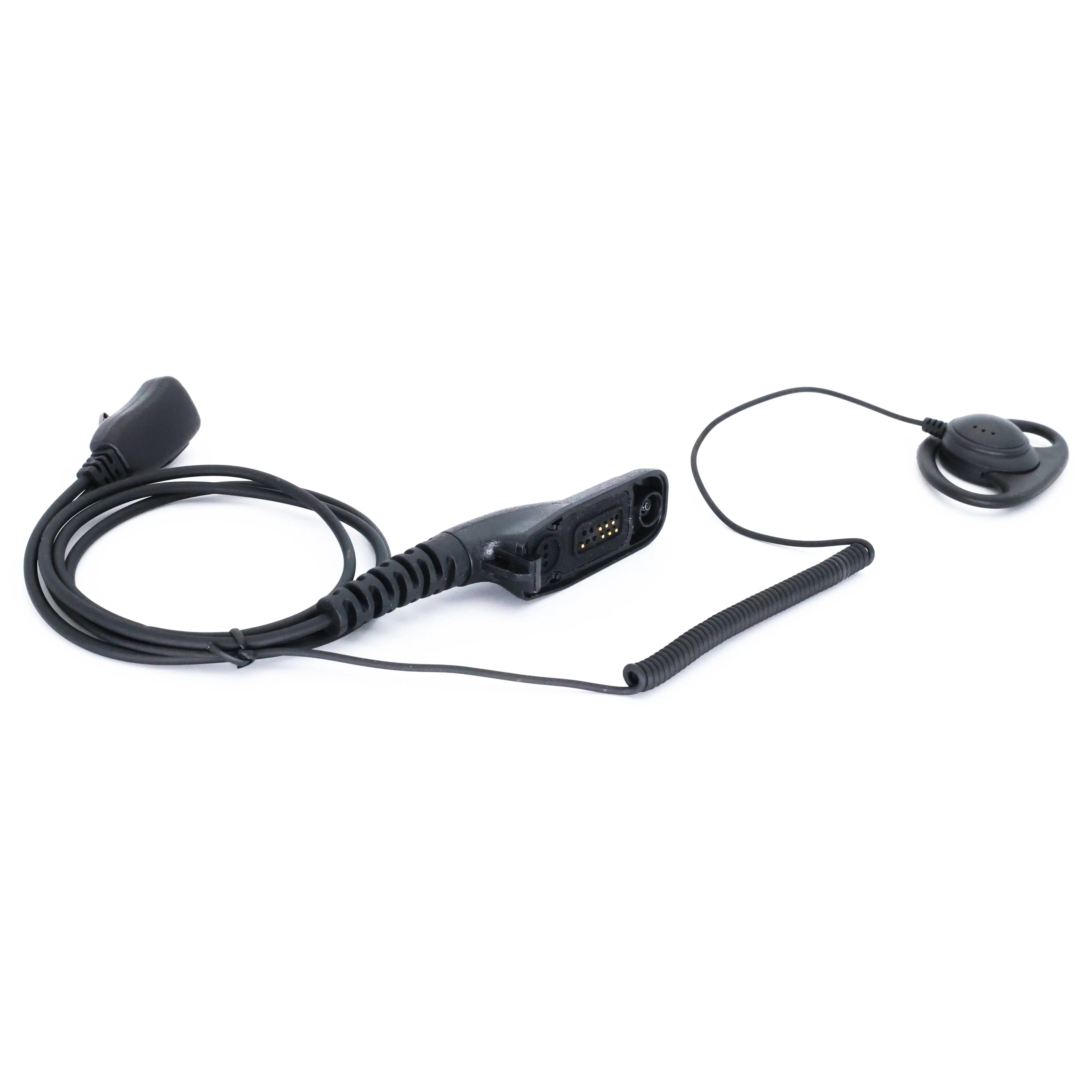 Walkie Talkie Headset for MOTOROLA Xir P8268 D Shape Soft Ear Hook Earpiece
