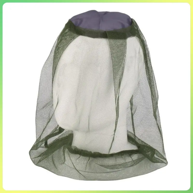 Outdoor Fishing Cap Bushcraft Anti Mosquito Insect Hat Fishing Bug Mesh Head Net Face Protector Hiking Men Women Camping Hats