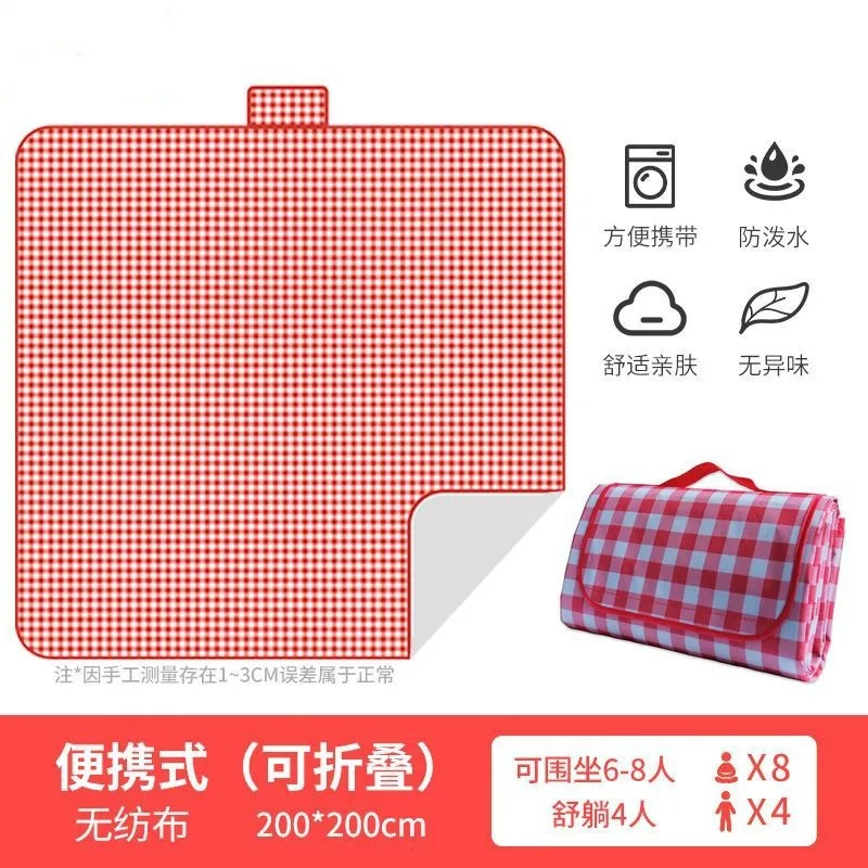 New Picnic Moisture-proof Thickened Outdoor Picnic Camping Beach Tent Floor Waterproof Lawn Mat Portable Outing