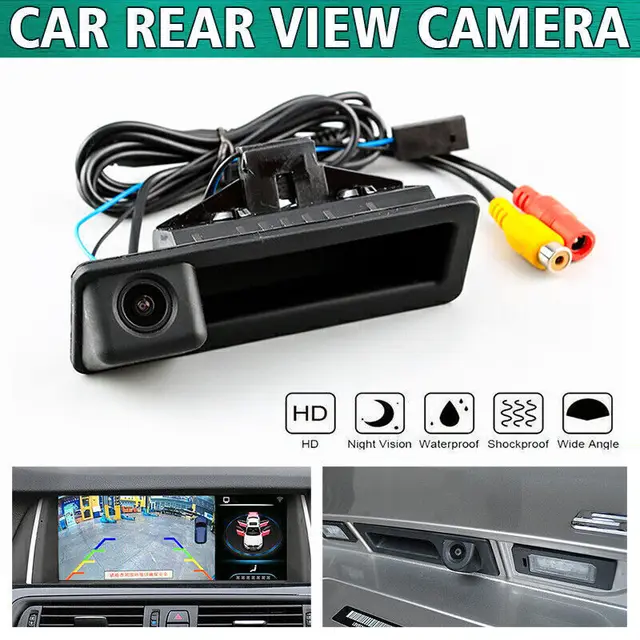 Boot Handle Trunk Car Rear View Reverse Camera For BMW 3 Series E90 E91 E92 E93