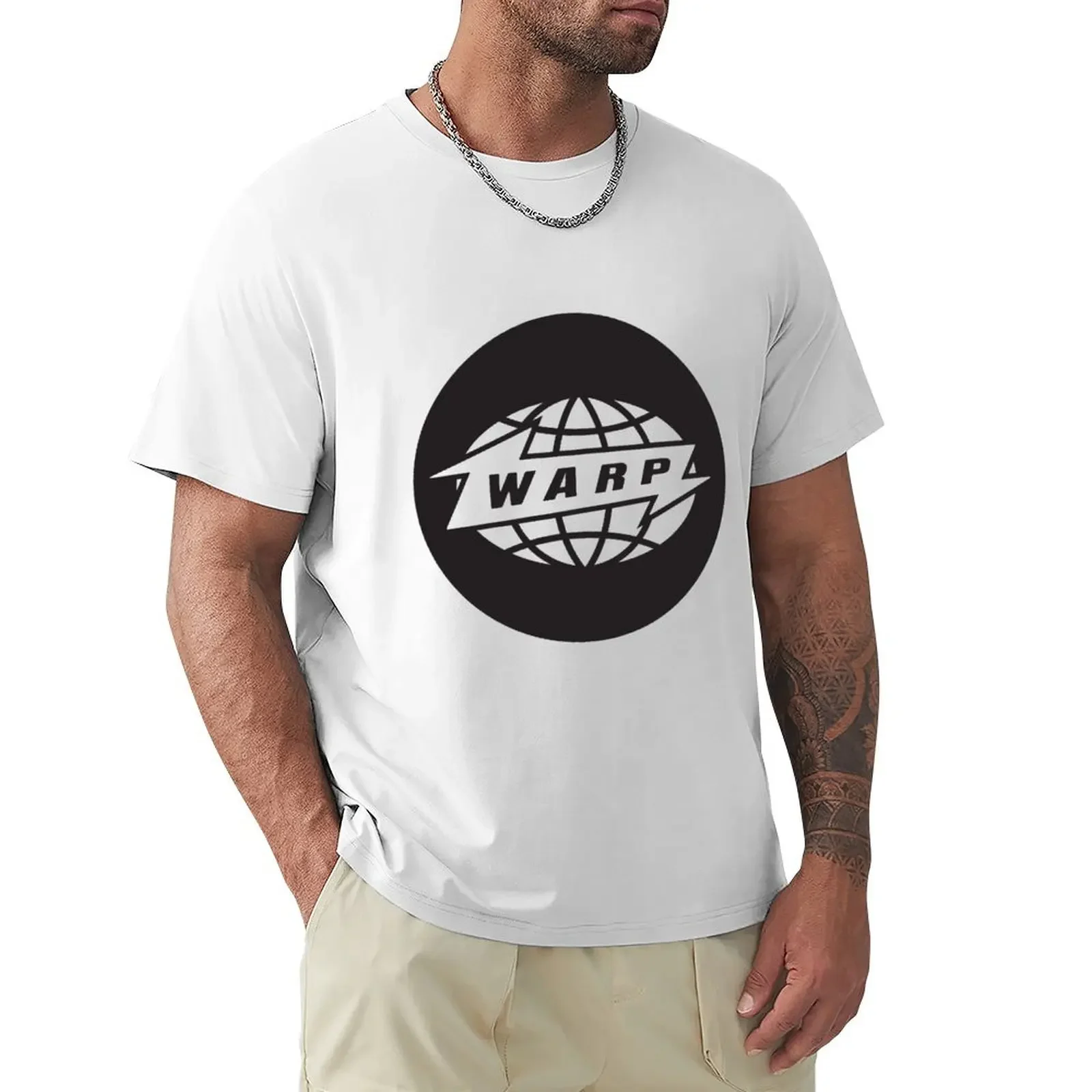 

Warp Black T-shirt plus size tops quick-drying korean fashion Men's t shirts