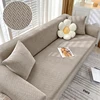 Polar Fleece Fabric Sofa cover 1/2/3/4 seater thick Slipcover couch sofacovers stretch elastic cheap sofa covers Towel wrap 1